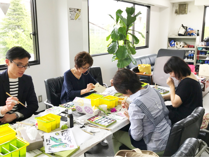 2018年4月16日 絵手紙教室
