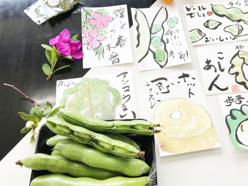2018年4月16日 絵手紙教室