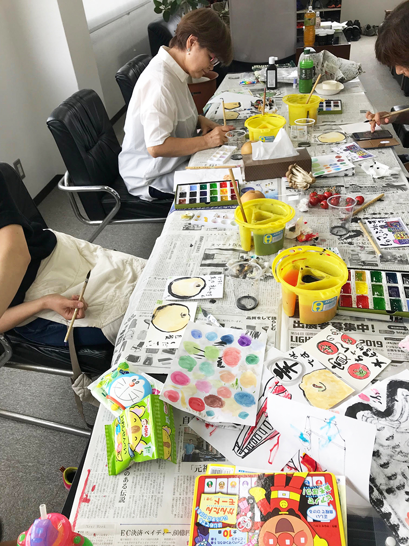 2018年9月4日絵手紙教室