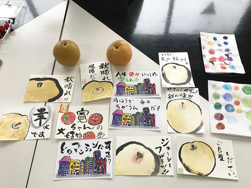 2018年9月4日絵手紙教室